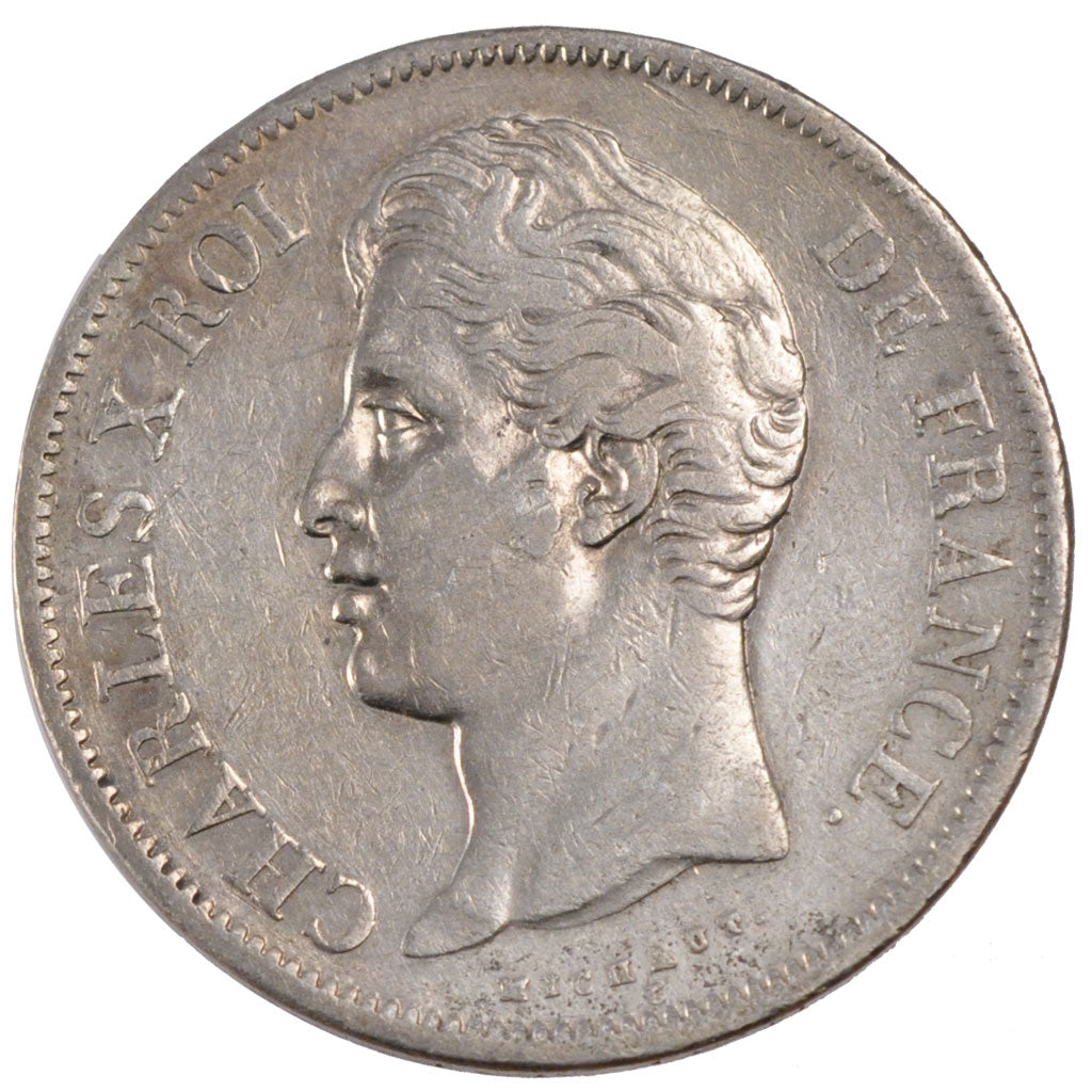 Münze, Frankreich, Charles X, 5 Francs, 1828, Bordeaux, SS, Silber, Gadoury:644