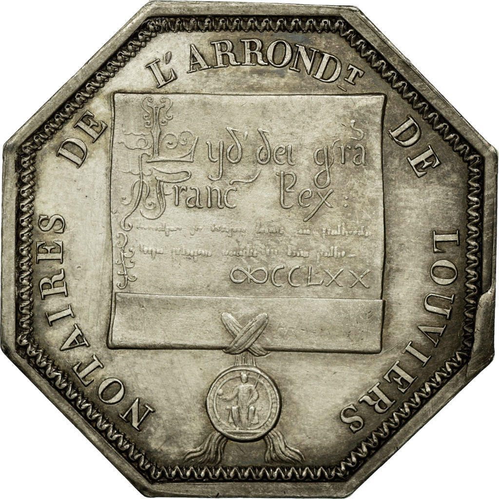Francia, Token, Notaires de Louviers (Saint-Louis), SPL, Argento, Lerouge:165