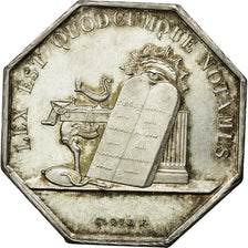 Francja, Token, Notaires de l'Arrondissement d'Auxerre, 1838, Caqué, AU(55-58)