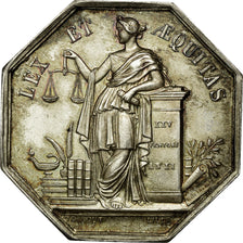Francia, Token, Notaires de l'Arrondissement de Douai, Tribout, SPL-, Argento