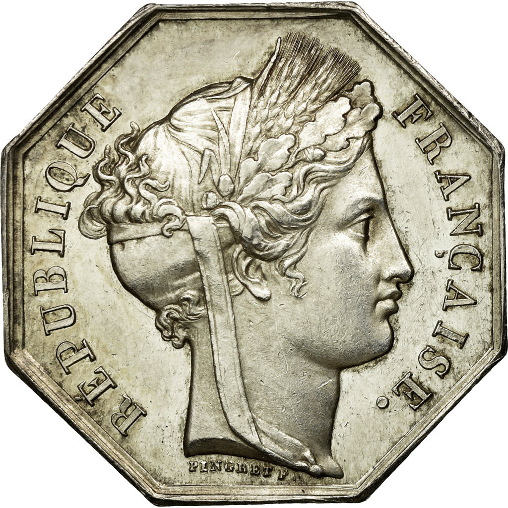 France, Token, Notaires de l'Arrondissement d'Orléans, Pingret, MS(60-62)