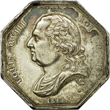 France, Jeton, Louis XVIII, Notaires de l'Arrondissement de Bordeaux, Gironde