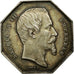 France, Token, Napoléon III, Notaires de l'Arrondissement de Meaux, Caqué