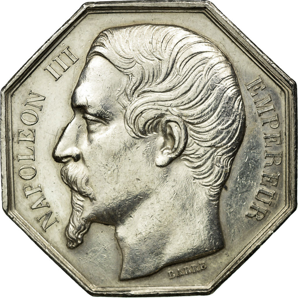 France, Jeton, Napoléon III, Compagnie des Notaires de Paris, Barre, SUP