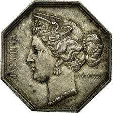 Francia, Token, Notaires de l'arrondissement de Troyes, 1833, Barre, BB+