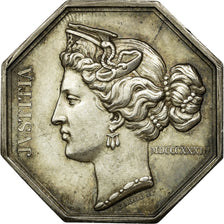 Frankrijk, Token, Notaires de l'arrondissement de Troyes, 1833, Barre, PR