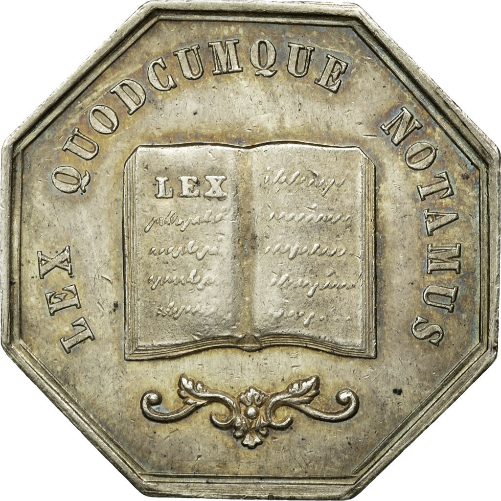 France, Jeton, Notaires de l'Arrondissement de Saint-Quentin, Aisne, SUP
