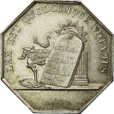 França, Token, Notaires de l'Arrondissement d'Auxerre, 1838, Caqué, AU(50-53)