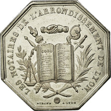 France, Token, Notaires de l'Arrondissement de Lyon, 1839, Durand, AU(55-58)