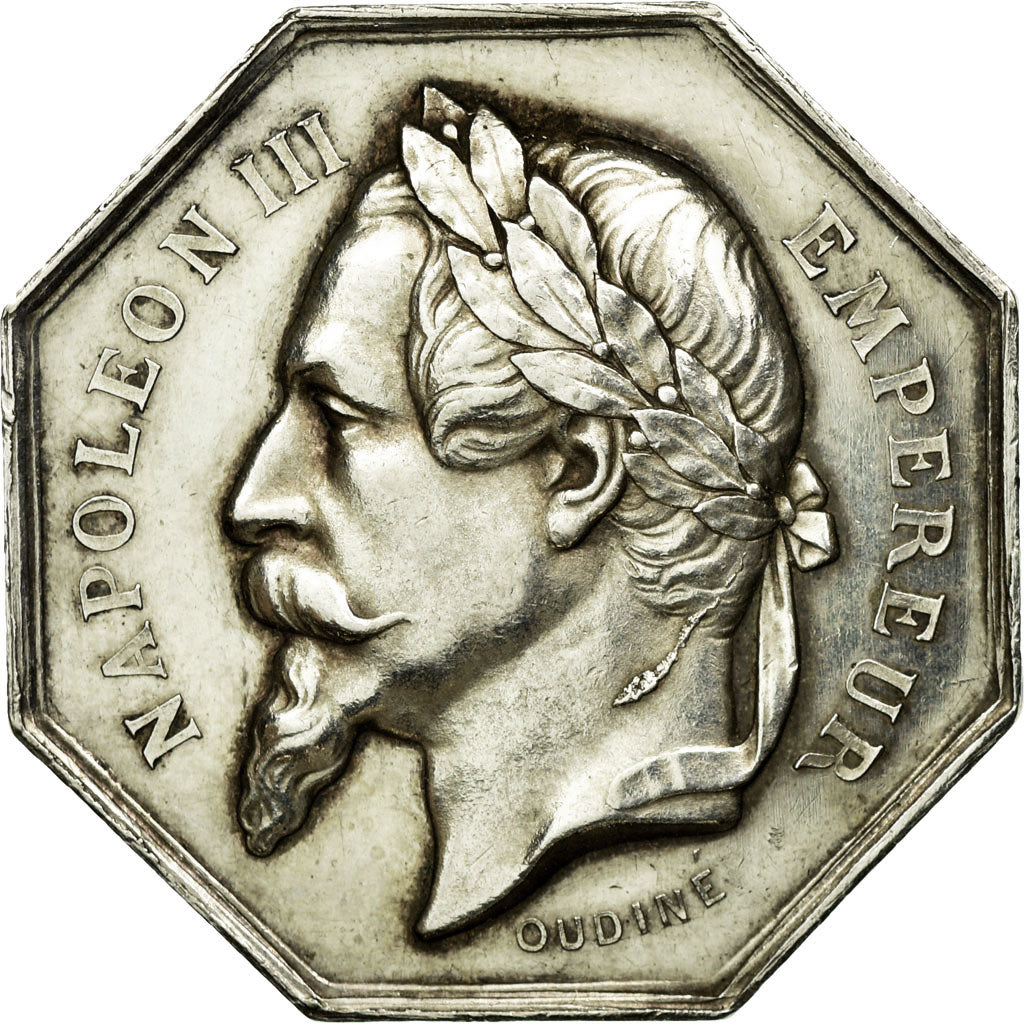 França, Token, Napoléon III, Notaires de l'Arrondissement d'Orléans, Oudiné