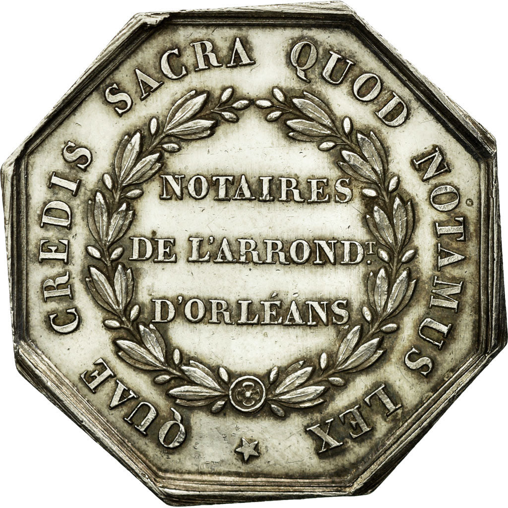 França, Token, Napoléon III, Notaires de l'Arrondissement d'Orléans, Oudiné
