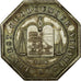 France, Token, Notaires de l'Arrondissement d'Amiens, 1854, MS(63), Silver