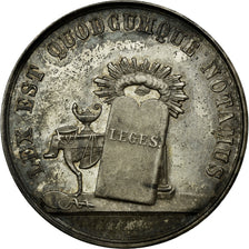 France, Token, Notaires de l'Arrondissement de Laon, Aisne, AU(55-58), Silver