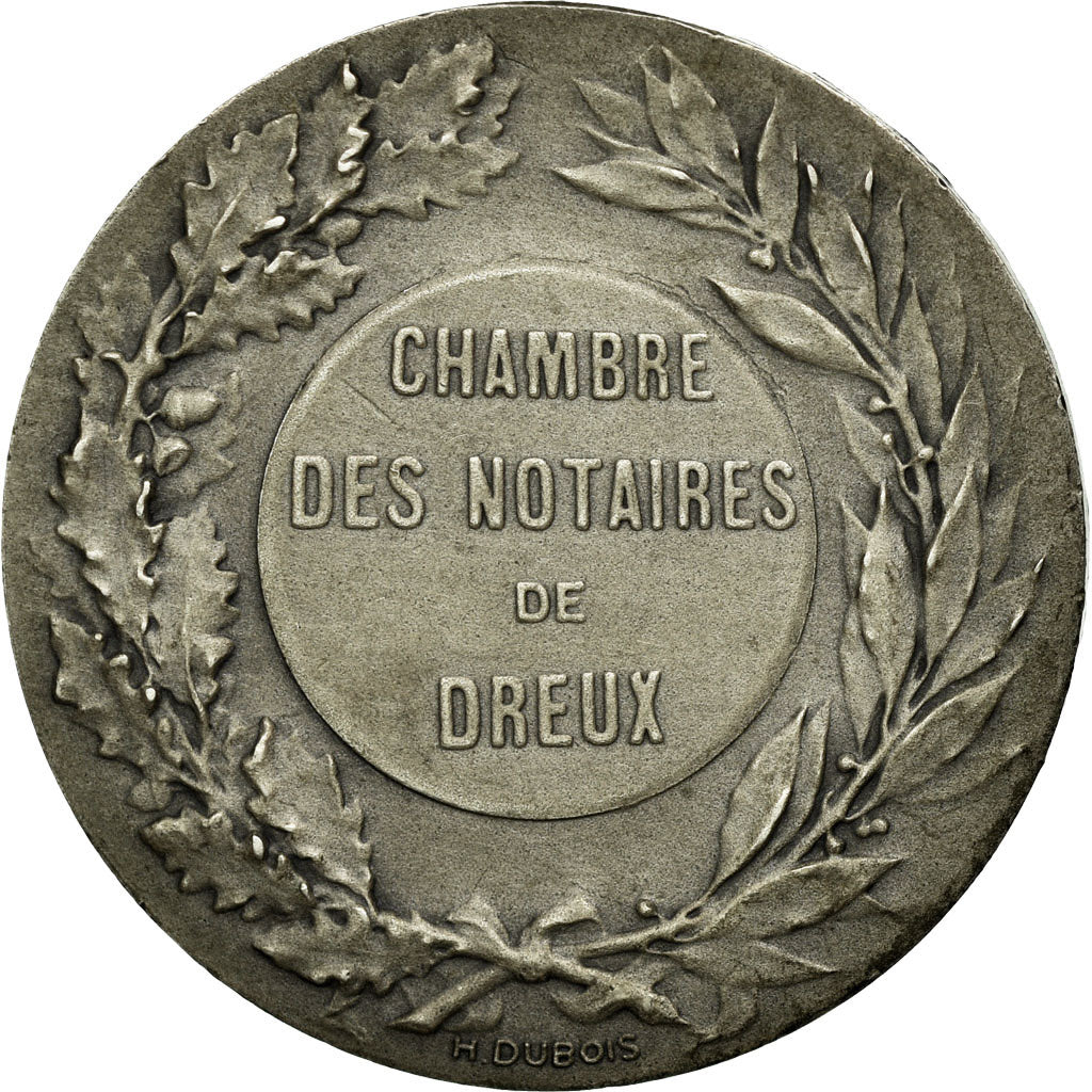 France, Token, Notaires de l'Arrondissement de Dreux, Eure et Loir, 1834