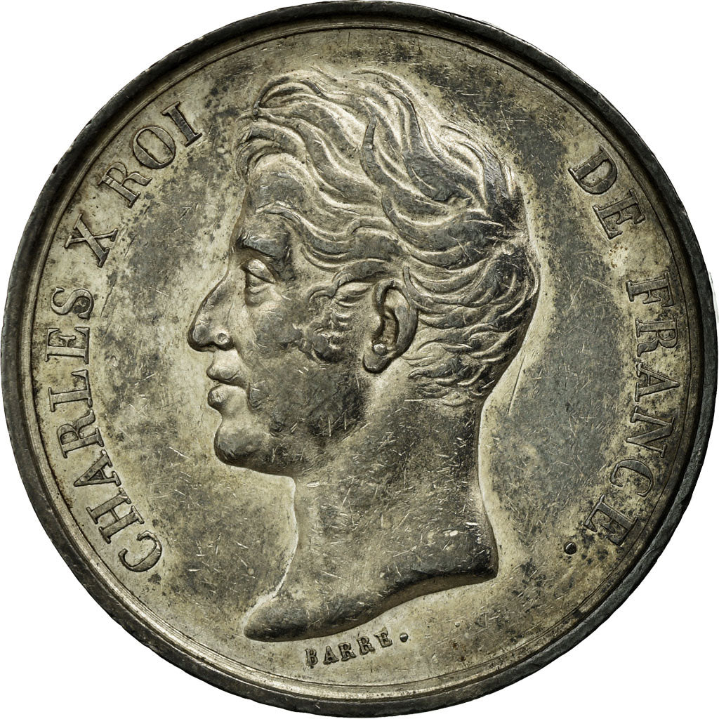 Francia, Token, Charles X, Notaires de l'Arrondissement de Rouen, 1826, Barre