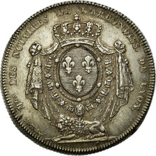 France, Token, Restauration, Notaires de Lyon, 1812, Tiolier, MS(60-62), Silver