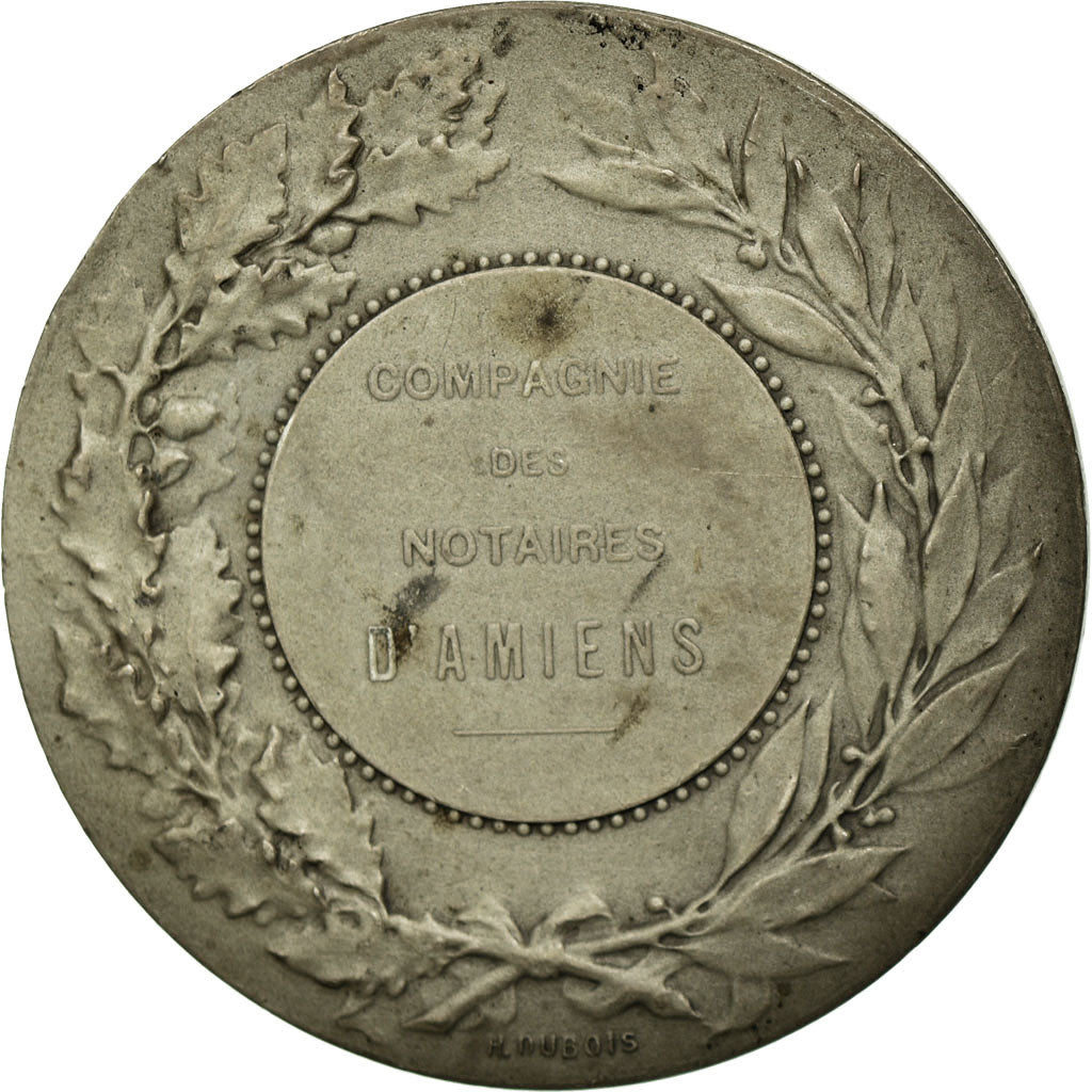 France, Jeton, Notaires de l'Arrondissement d'Amiens, Dupuis.D, SUP, Argent