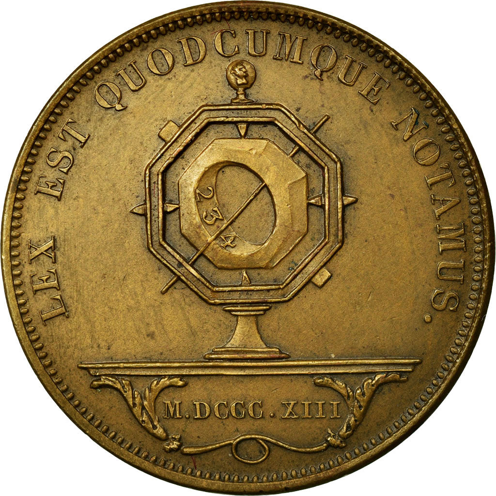 France, Token, Notaires de l'Arrondissement de Saint-Etienne, 1886, AU(55-58)