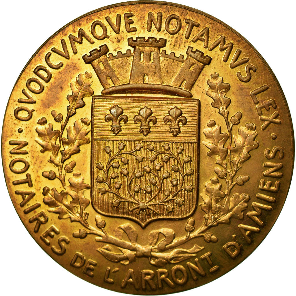 France, Token, Notaires de l'Arrondissement d'Amiens, Dupuis.D, AU(55-58)