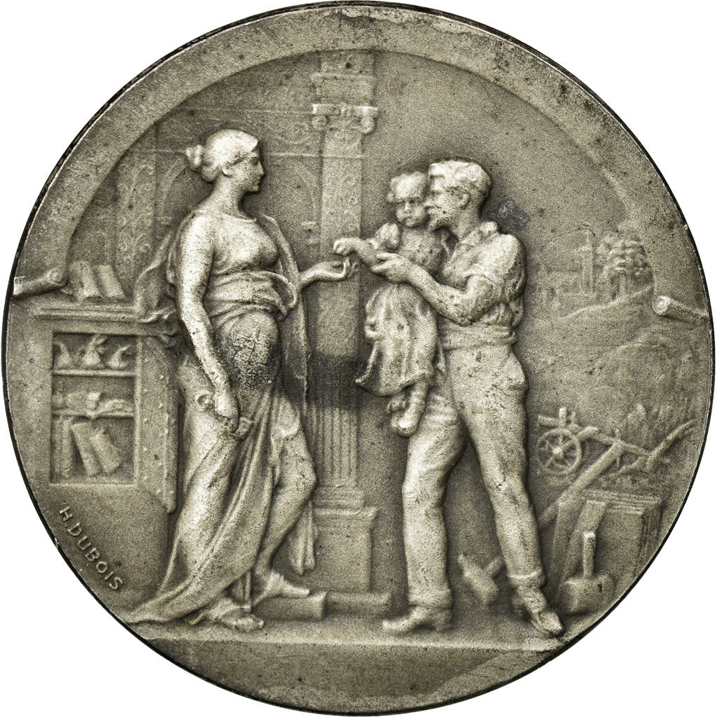 France, Jeton, Caisse d'Epargne de Reims, Dubois.H, SUP, Argent