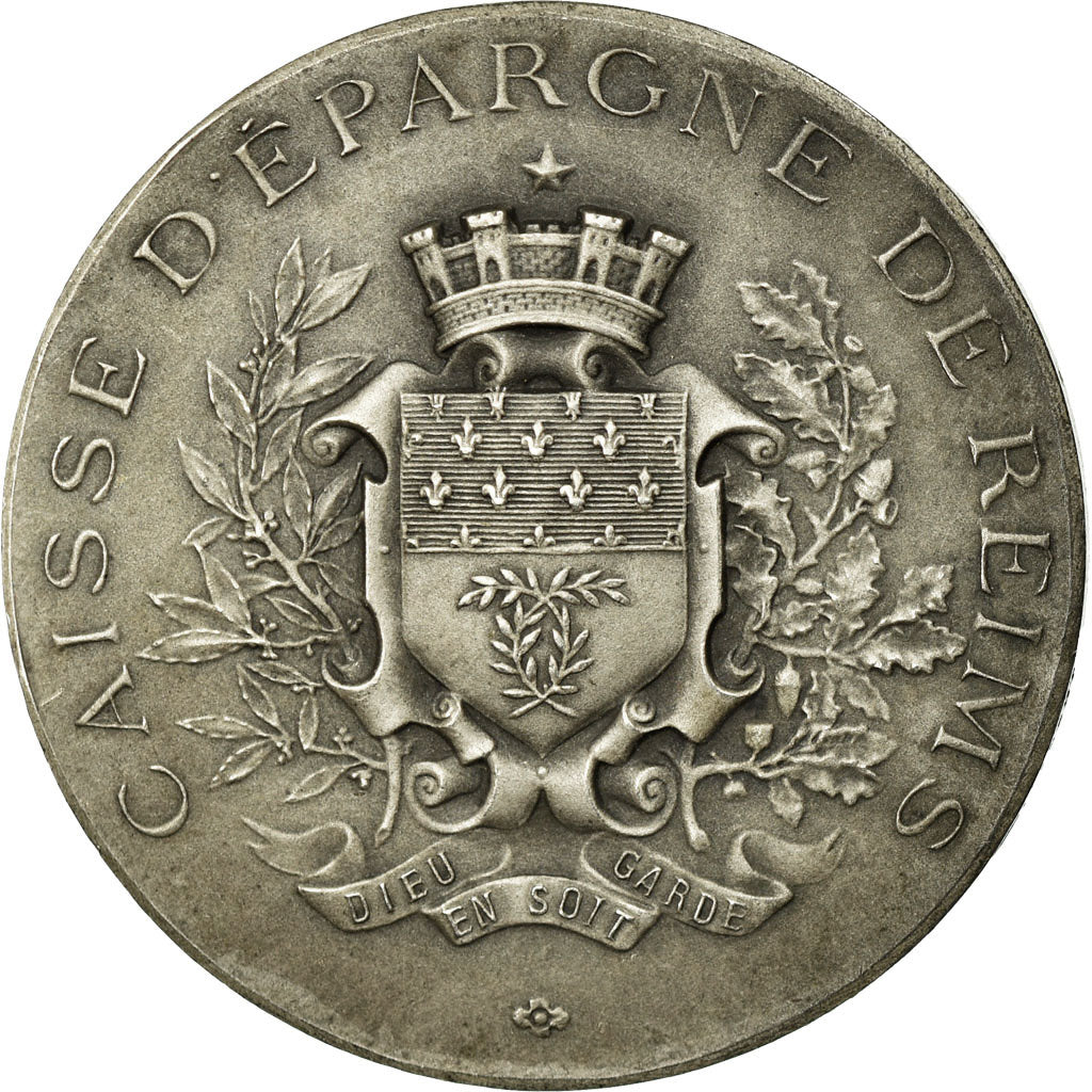 France, Jeton, Caisse d'Epargne de Reims, Dubois.H, SUP, Argent