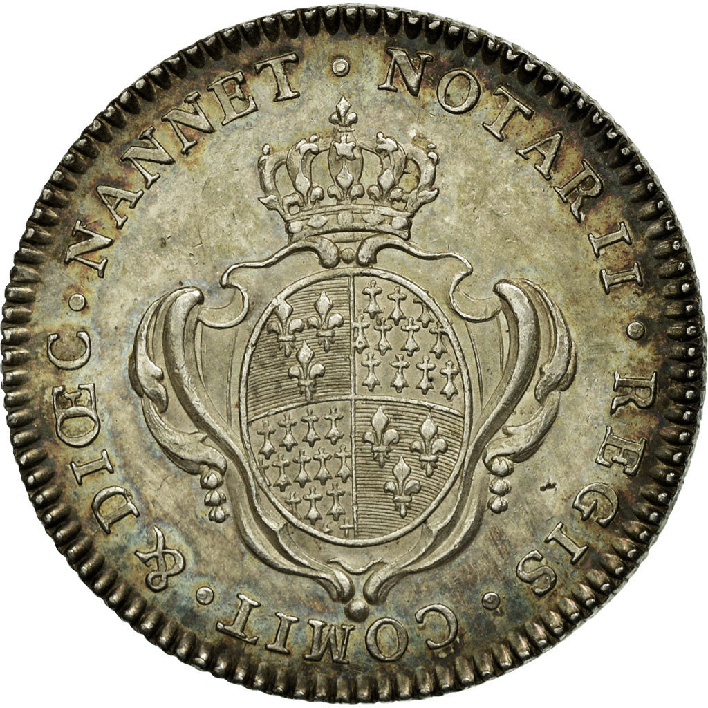 Francja, Token, Louis XVI, Conseillers du Roi et Notaires de Nantes, Undated