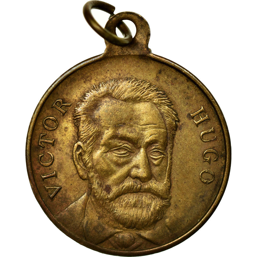 France, Medal, Souvenir de Victor Hugo, 1885, EF(40-45), Copper