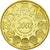 Francia, medalla, Naissance de l'Euro Fiduciaire, 2002, SC+, Copper Gilt