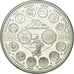Francia, medalla, L'Europe des XXVII, 50 ans du nouveau Franc, 2010, SC+, Plata