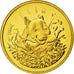 France, Medal, Panda, MS(65-70), Gold