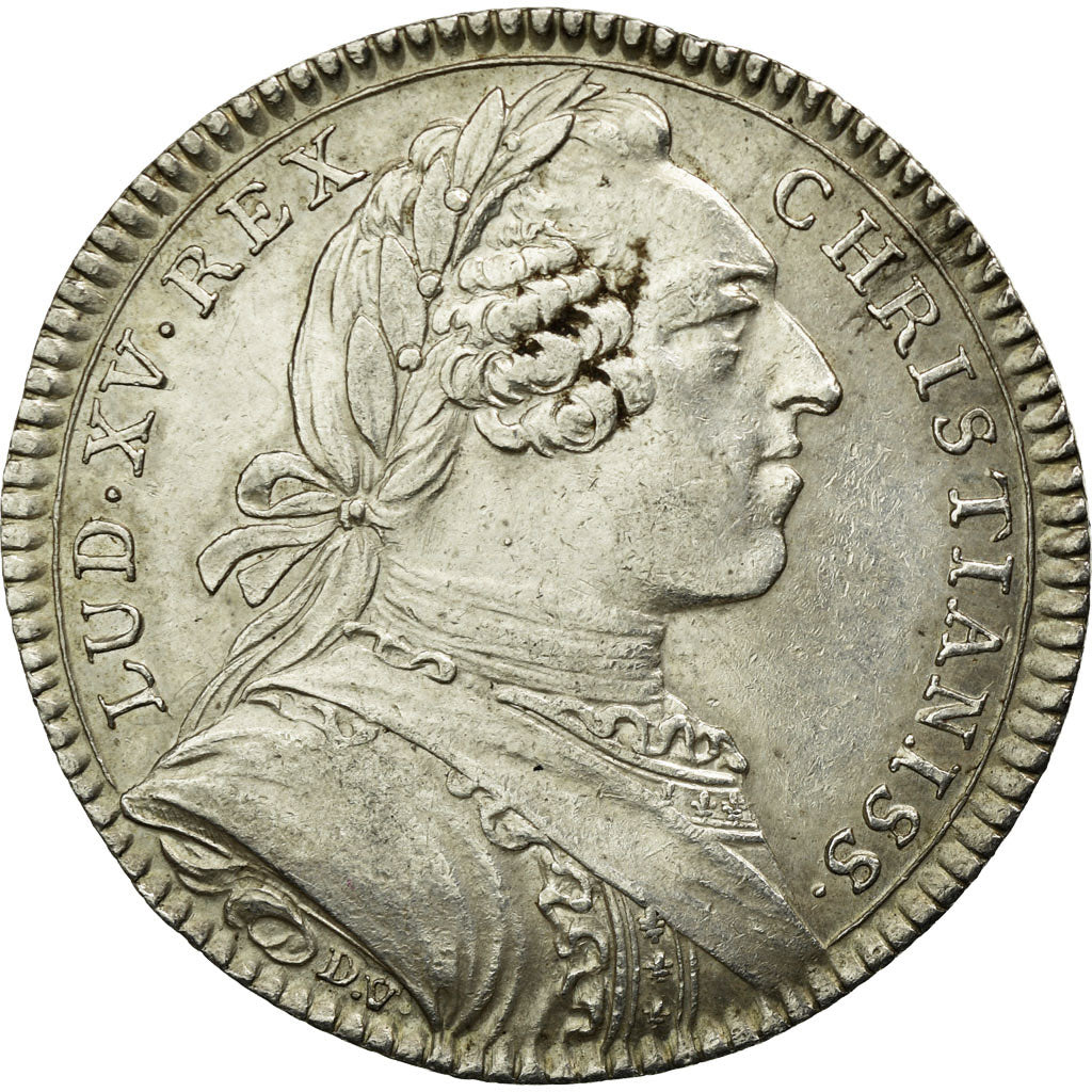 Francia, Token, Louis XV, Monnaie de Paris, 1723, Duvivier, EBC, Plata