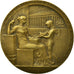 France, Medal, Banque, Agents de Change de Paris, 1898, Roty, AU(50-53), Copper