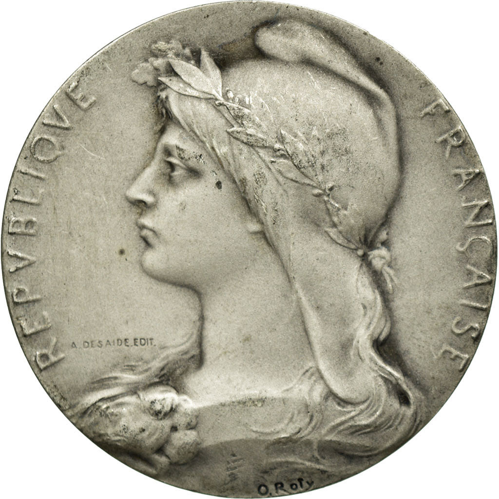 France, Médaille, Chambre de Commerce de l'Indre, Châteauroux, Roty, SUP