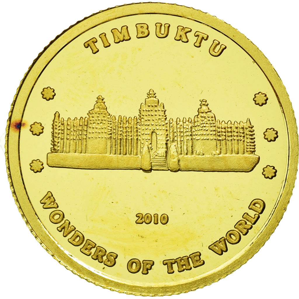 Mali, Médaille, Tombouctou, 10 Won, 2010, FDC, Or