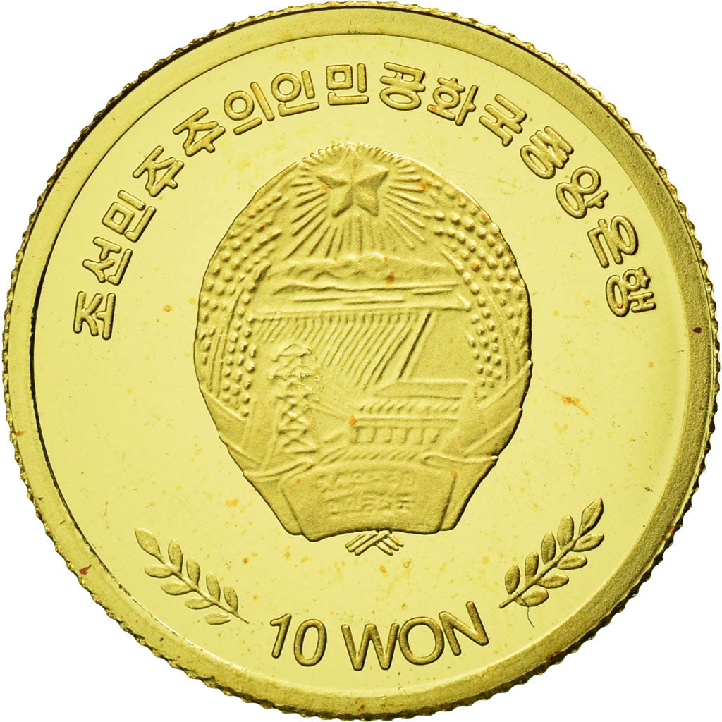 Mali, Médaille, Tombouctou, 10 Won, 2010, FDC, Or