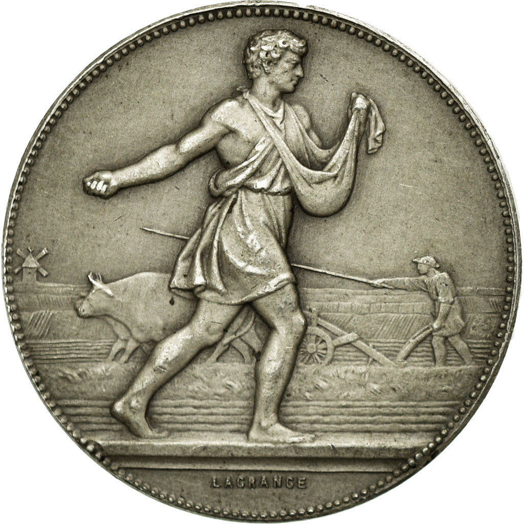 France, Médaille, Caisse d'Epargne de Laon, Lagrange, SUP, Argent