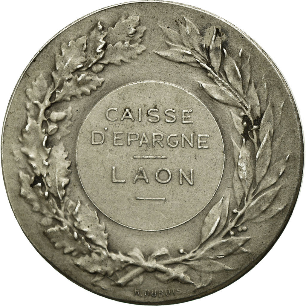 France, Médaille, Caisse d'Epargne de Laon, Lagrange, SUP, Argent