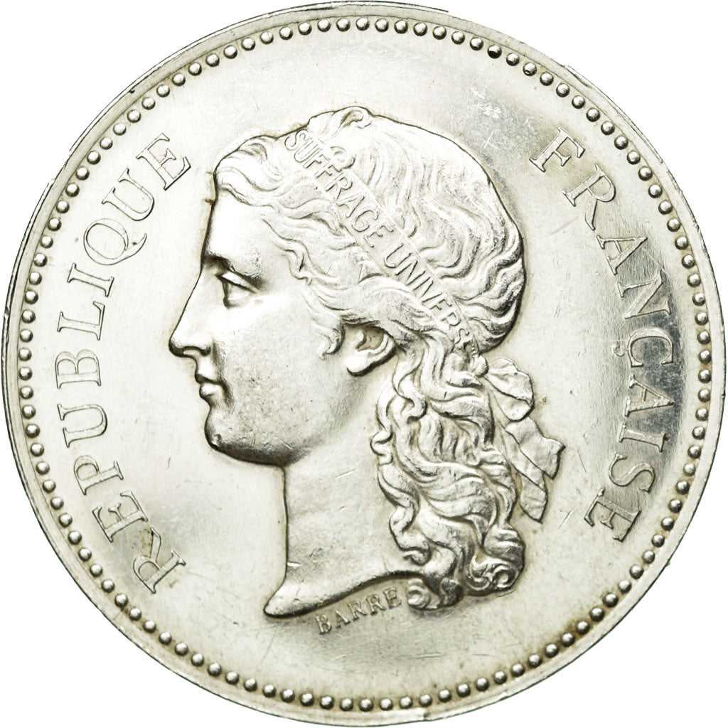 France, Medal, Instruction Publique, Commission d'Examen, Aisne, Barre