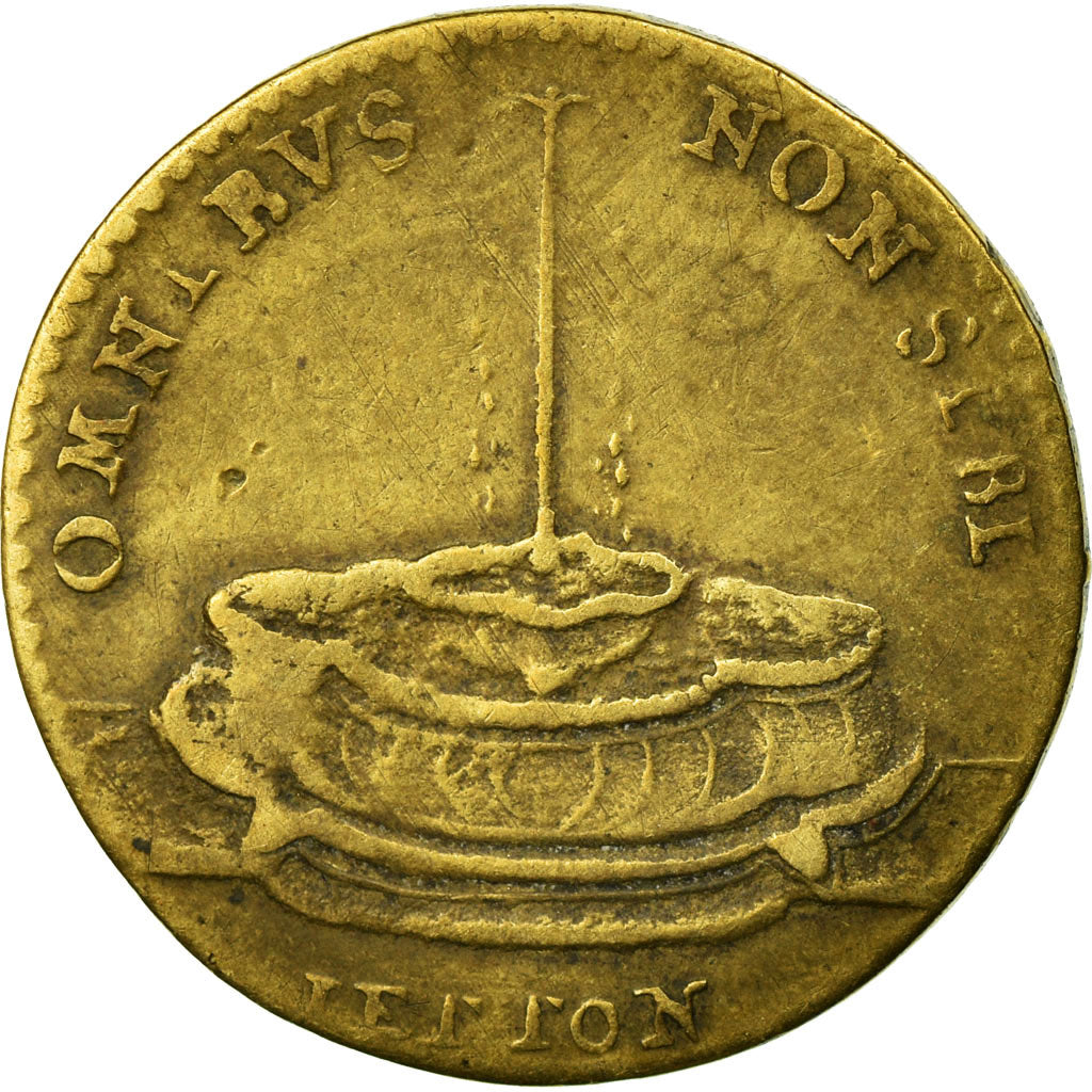 France, Token, Louis XVI, omnibus Non Sibi, VF(30-35), Brass