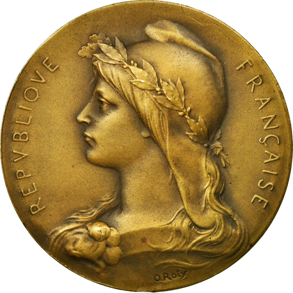 Francja, Medal, Marianne, République Française, Roty, AU(55-58), Bronze