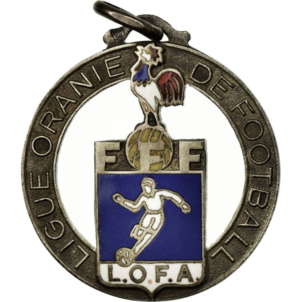 Algeria, Medal, Ligue Oranie de Football, AU(55-58), Silvered bronze