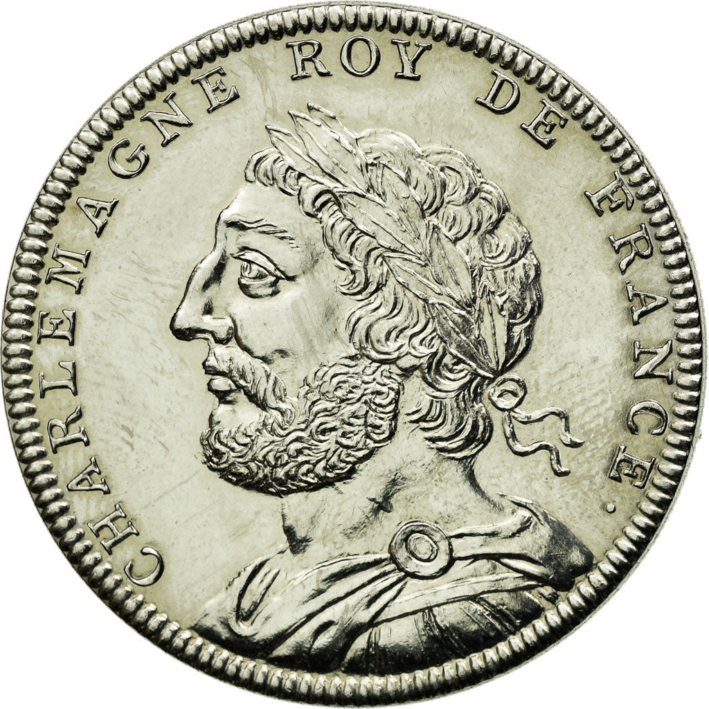 Francja, Medal, Roi de France, Charlemagne, MS(63), Miedź-Nikiel