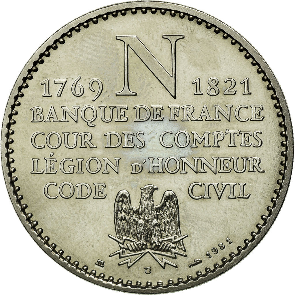 France, Medal, Napoléon Ier, History, 1981, Denon, MS(64), Copper-nickel