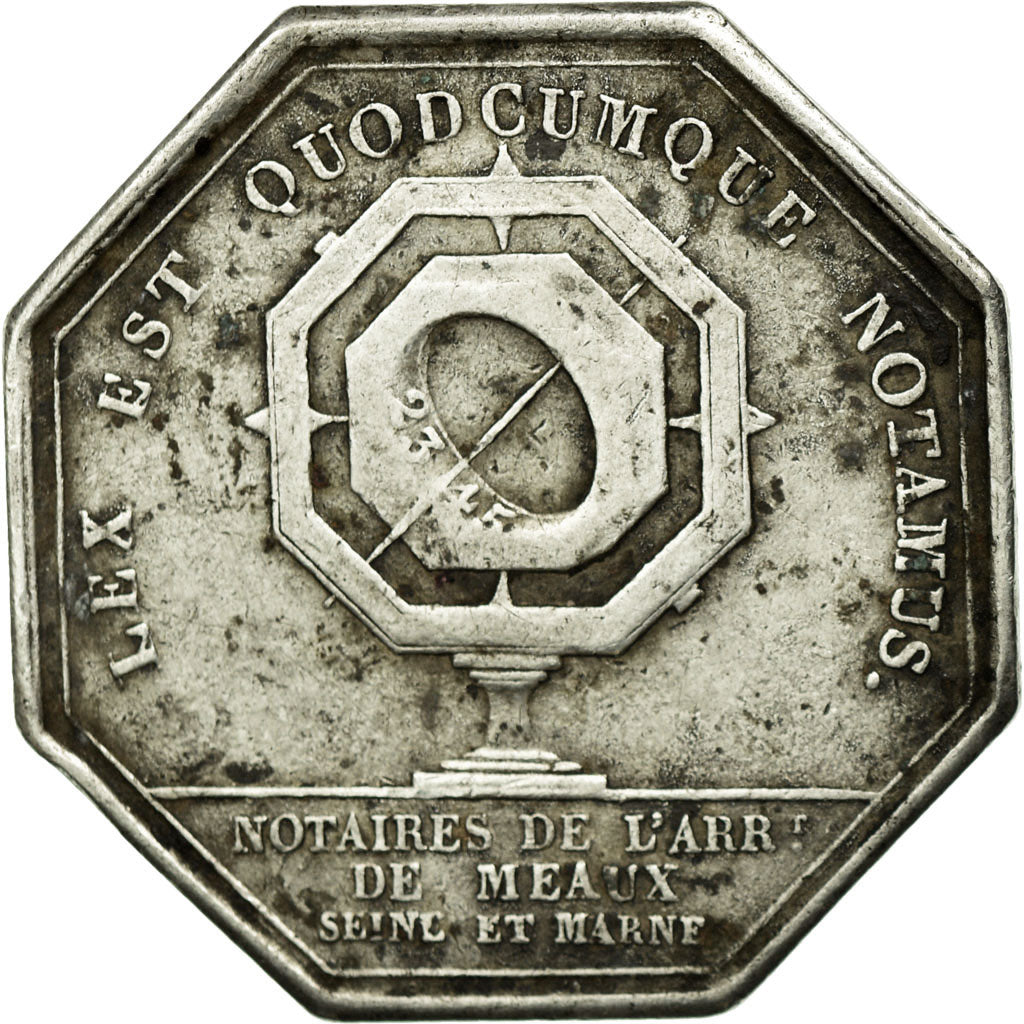 France, Token, Louis Philippe Ier, Notaires de l'Arrondissement de Meaux