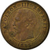 Moneta, Francia, Napoleon III, Napoléon III, 2 Centimes, 1853, Lille, BB+