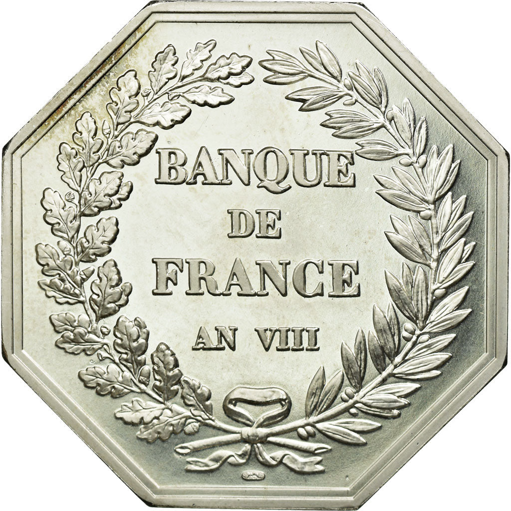 France, Medal, Banque de France, An VIII, Dumarest, MS(65-70), Silver