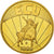 França, Medal, Ecu Europa, 1999, MS(65-70), Cobre Dourado
