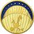 Francia, medalla, Ecu Europa, 1999, FDC, Copper Gilt