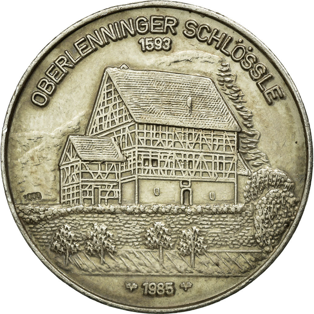 Luxembourg, Medal, Lenningen, 1985, MS(60-62), Silver