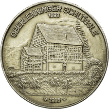 Luxembourg, Medal, Lenningen, 1985, MS(60-62), Silver